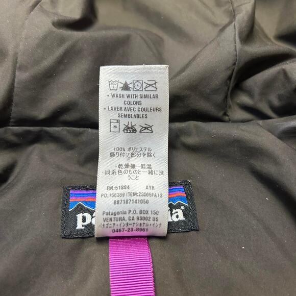 Patagonia Deep Pile Aztec Geometric Fleece Zip Sweater Jacket Womens XS - Picture 5 of 5